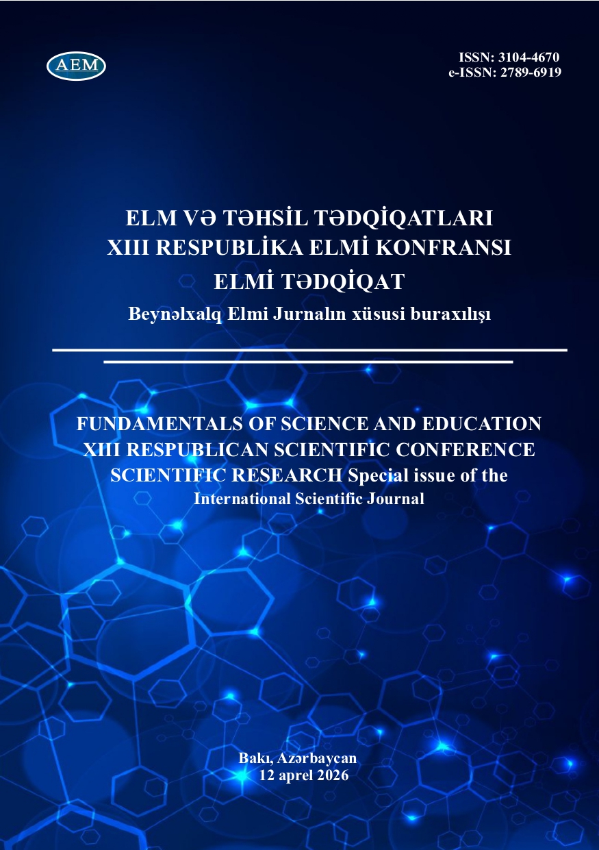 SCIENTIFIC AND EDUCATIONAL RESEARCH — XIII REPUBLICAN SCIENTIFIC CONFERENCE